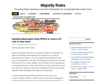 Tablet Screenshot of majorityrules.org